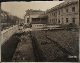 H. C. Frick Residence. Look'g N. Thro' Front Yard
