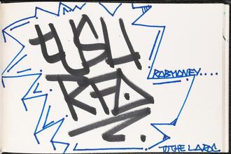 [Page inside LA 2's black book.]