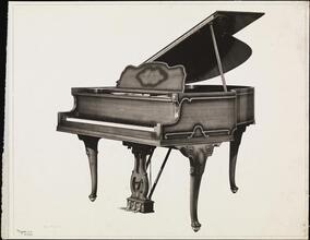 Pianos, Weber T. Queen Anne Model.