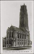 The Riverside Church, Riverside Drive & 122nd Street, New York City.