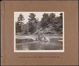 Exploratory Drilling in Esopus Creek at Site of Olive Bridge Dam [Catskill System.]