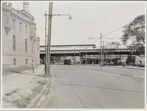 [Elevated station near Kingsbridge Armory.]