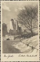 Central Park South, New York.