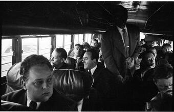 Vaughn Monroe [Inside the tour bus.]