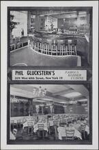 Phil Gluckstern's Famous Kosher Cuisine, 209 West 48th Street, New York 19