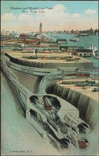 Hudson and Manhattan Tube, New York City.