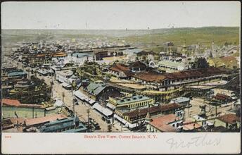 Bird's Eye View, Coney Island, N.Y.
