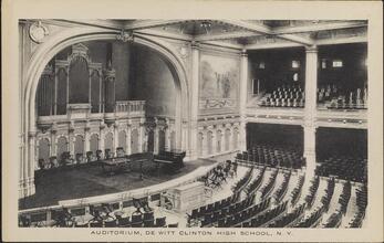 Auditorium, De Witt Clinton High School, N.Y.