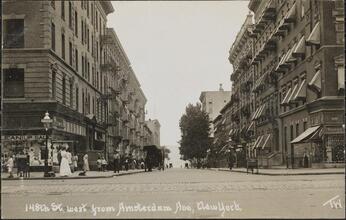 148th St., west from Amsterdam Ave, New York