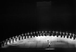[Stage show "Rhapsody in Green" by Florence Rogge at Radio City Music Hall.]
