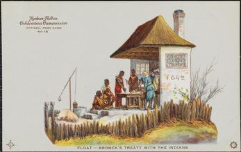 Float - Bronck's Treaty with the Indians.
