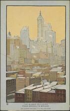 The Singer Building from Brooklyn Bridge.