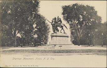 Sherman Monument, Plaza, N. Y. City.