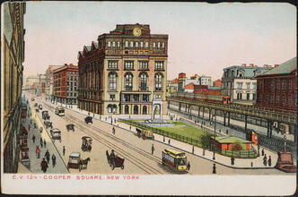 Cooper Square, New York.