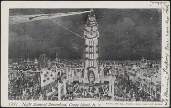 Night Scene of Dreamland, Coney Island, N. Y.