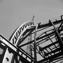 [Construction of the New York World's Fair site.]
