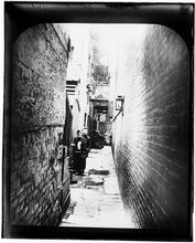 Nibsy's Alley at 47 1/2 Crosby Street, torn down in the Fall of 1895.