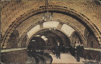City Hall Subway Station, New York.