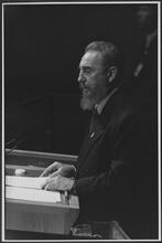 Fidel Castro, UN, New York, 1995