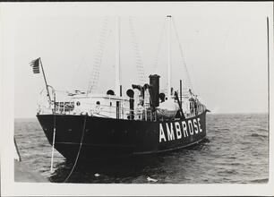 [Ambrose vessel near dock.]