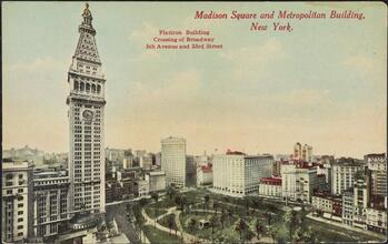 Madison Square and Metropolitan Building, New York.