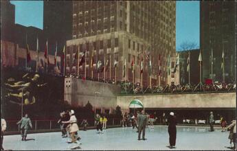 [Rockeller Center Ice Skaing Rink.]