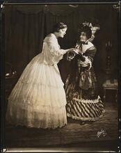 [Elsie MacKay as Marie Duplessis and Rose Coghlan as Madame Rabouin in "Deburau".]