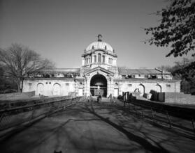[Elephant House at the Bronx Zoo.]