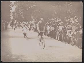 Bicycling Parade, Coney Island, Bicycle Path.