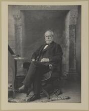 Portrait of Andrew H. Green (seated at desk)