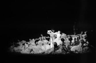 [Stage show "Spotlights" by Russell Markert at Radio City Music Hall.]