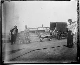 Hart's Island, The dock where the unknown dead are unloaded for the Potter's Field.