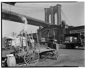 Brooklyn Bridge with Pier 21, Pennsylvania Railroad