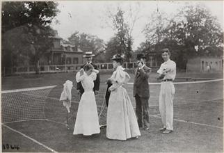 Sports, Lawn Tennis, Livingston Cricket Club, Staten Island.