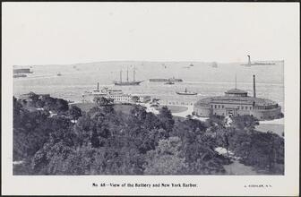 No 68 -- View of the Battery and New York Harbor.