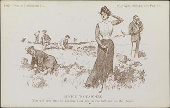 Advice to Caddies - You will save time by keeping an eye on the ball, not the player