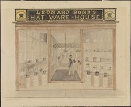 Leonard Bond's Hat Ware-House.