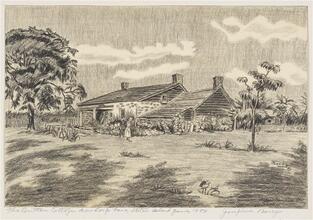 The Britton Cottage, New Dorp Lane, Staten Island. June, 1950.