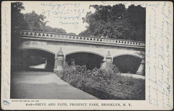 Drive and Path, Prospect Park, Brooklyn, N. Y.