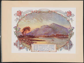157th Anniversary Dinner of the St. Andrew's Society of the State of New York