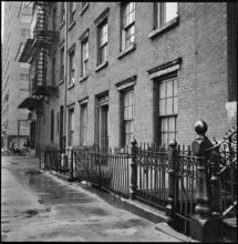 [Looking west on East 32nd Street toward Third Avenue.]