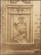 [Plaza Theater. Interior, detail of painting.]