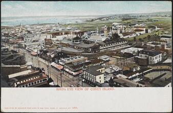 Bird's Eye View of Coney Island.