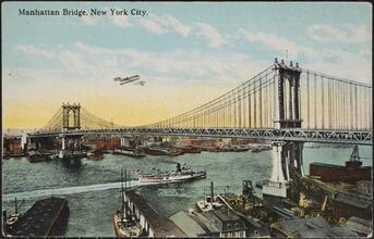 Manhattan Bridge, New York City.