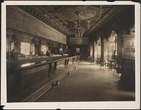 [Interior, restaurant and bar.]