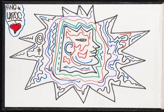 King Laroc [Page inside LA 2's black book.]