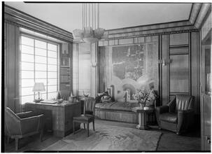 Mrs. Milton Weill Residence, 525 Park Avenue. Library.
