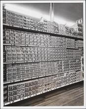 [Interior of an A & P store.]