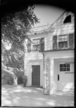 Dwight James Baum [residence]. Rear doorway.