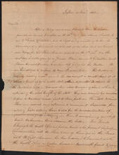 Letter from Peter Augustus Jay to Peter Jay Munro, January 12, 1803